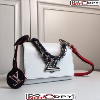 Louis Vuitton Twist PM Bag in Epi Leather M52504 White