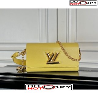 Louis Vuitton Twist West Bag in Epi Leather M24549 Yellow