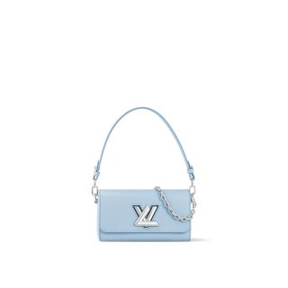 Louis Vuitton Twist West Bag in Epi Leather M24566 Candy Blue