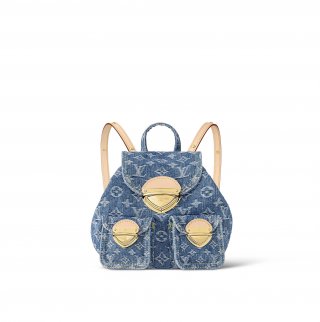 Louis Vuitton Venice Backpack Bag in Blue Monogram Denim M46836