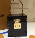 Louis Vuitton Vintage Monogram Vernis Bleecker Box Top Handle Bag Amarante