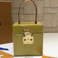 Louis Vuitton Vintage Monogram Vernis Bleecker Box Top Handle Bag M52464 Yellow
