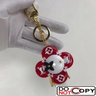 Louis Vuitton Vivienne Bag Charm and Key Holder M67358 Red