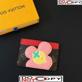 Louis Vuitton Vivienne Card Holder Pink
