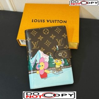 Louis Vuitton Vivienne Ice Skating Large Ring Agenda Notebook Cover