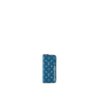 Louis Vuitton Zippy Vertical Wallet in Atlantic Blue Monogram M82799