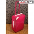 Louis Vuttion Rosy patent leather wheeled luggage