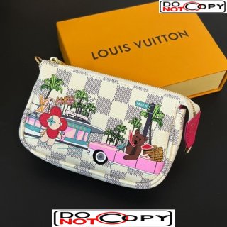 Louis Vuitton Vivienne Mini Pochette Accessoires Bag On Chain Animal/Monogram Azur M82510