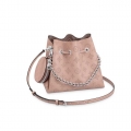 Louis Vuitton Mahina Monogram Perforated Bella Bucket Bag M57068 Pink/Silver