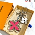 Louis Vuitton Blooming Flowers Chain Bag Charm and Key Holder Pink/White/Silver