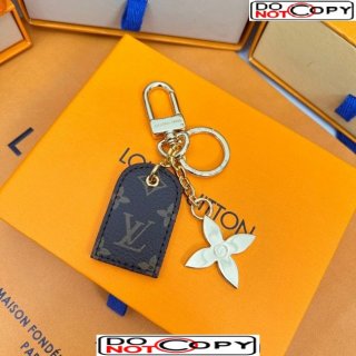 Louis Vuitton LV For You And Me Bag Charm & Key Holder Black/Silver