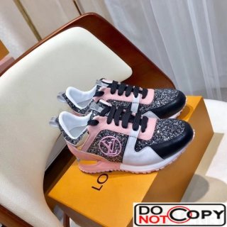 Louis Vuitton Glisten Run Away Sneaker Pink Black White