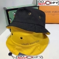 Louis Vuitton Reversible Canvas Bucket Hat Black/Yellow